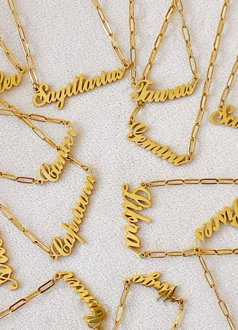 Annie Zodiac Chain Necklace