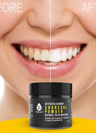 Activated Coconut Charcoal Powder Natural Teeth Whitener