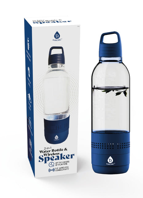 Pursonic 2-in-1 Water Bottle with Built-In Wireless Speaker