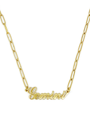Annie Zodiac Chain Necklace