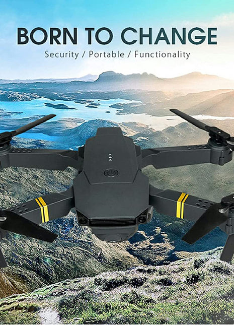 4K HD Dual Camera RC FPV WiFi Portable Wide Angle Foldable Quadcopter Drone