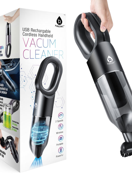 USB RECHARGEABLE CORDLESS HANDHELDS VACUUM CLEANER