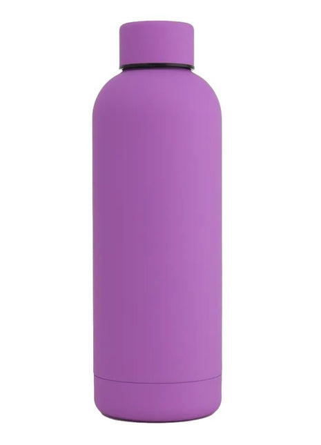 17oz Rubber Vacuum Insulated Stainless Steel Water Bottle