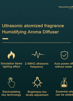 Ultrasonic Usb Fire Essential Oil Aroma Diffuser